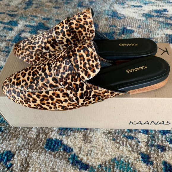 NIB Milan loafer mule cheetah print 9 brand new 🐆 - Picture 5 of 15
